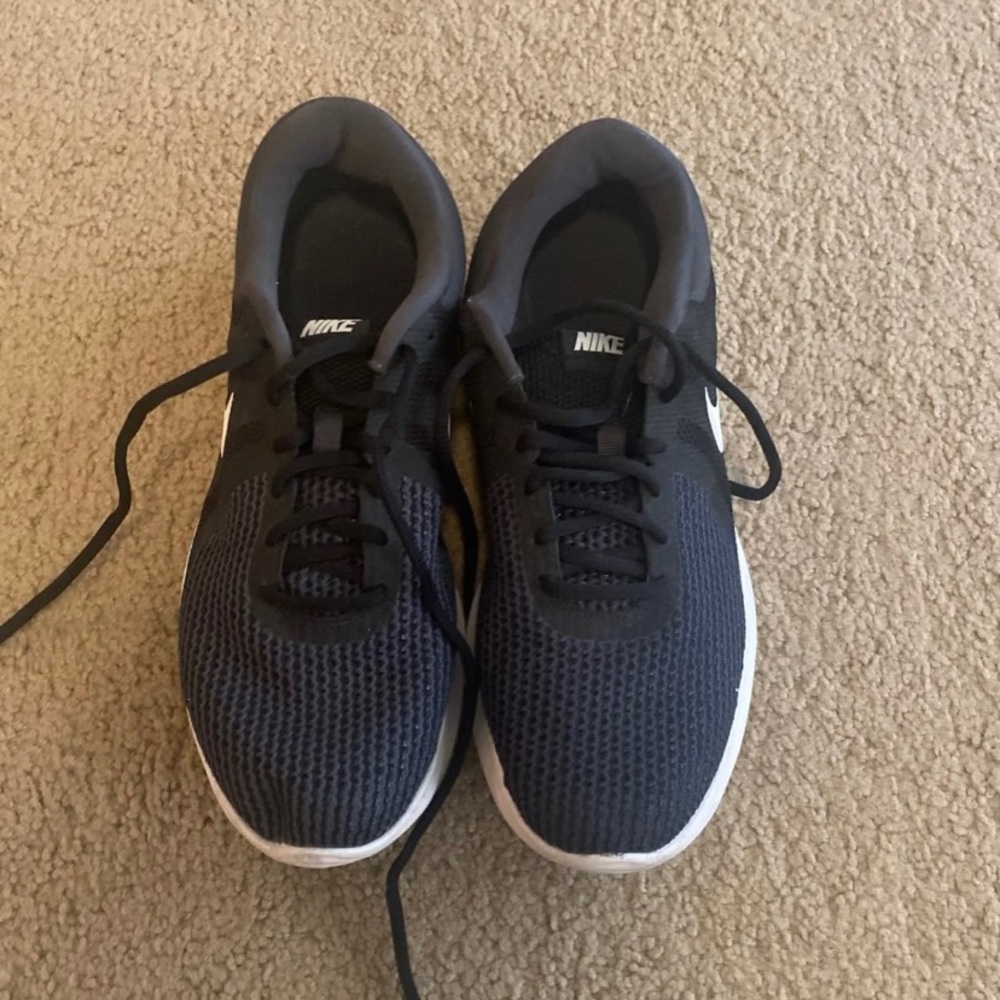Black Nike Revolution Running Shoes